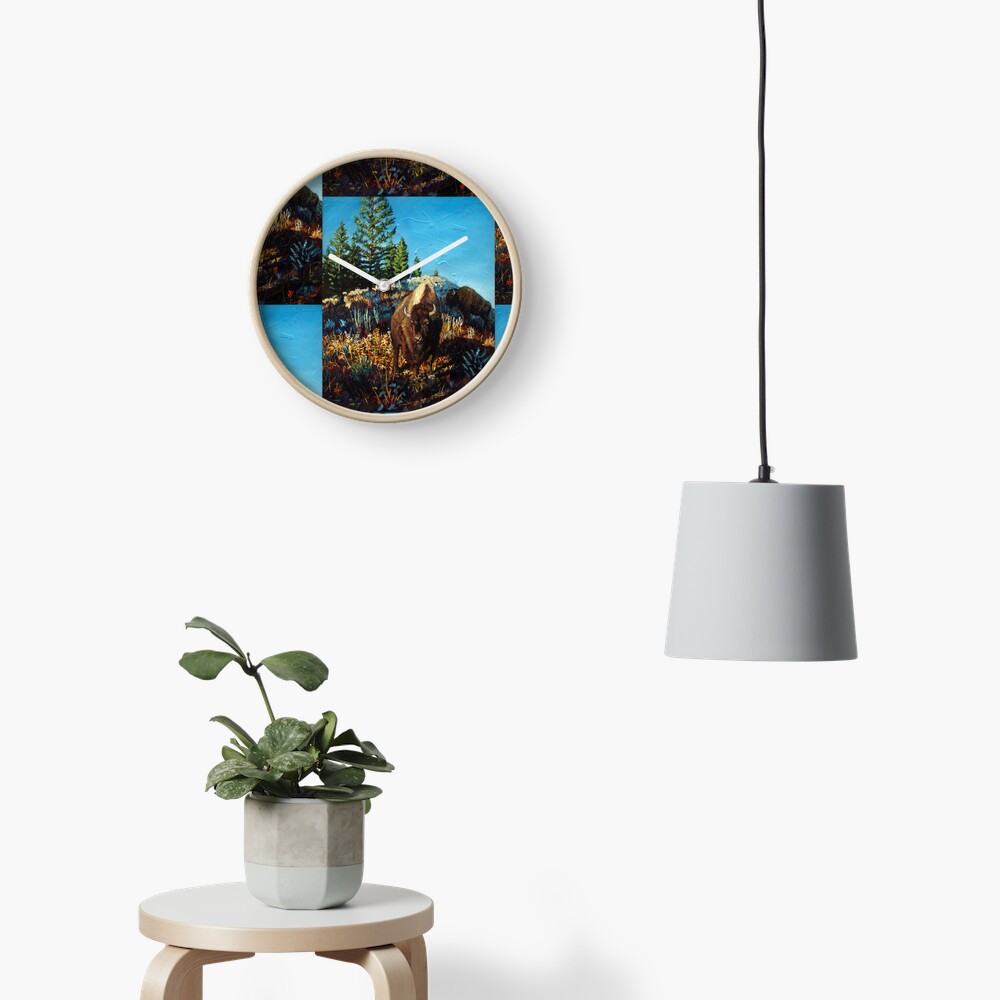 Item preview, Clock designed and sold by RetinalKandy.