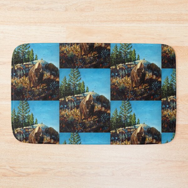 Item preview, Bison on hill designed and sold by RetinalKandy.