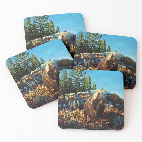 Item preview, Bison on hill designed and sold by RetinalKandy.