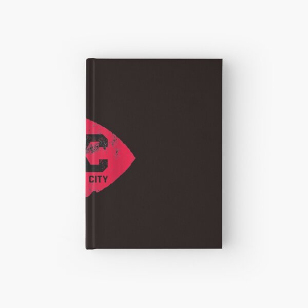 Womens Kansas City Arrowhead Kc Distressed Vintage V neck T shirt Hardcover Journal