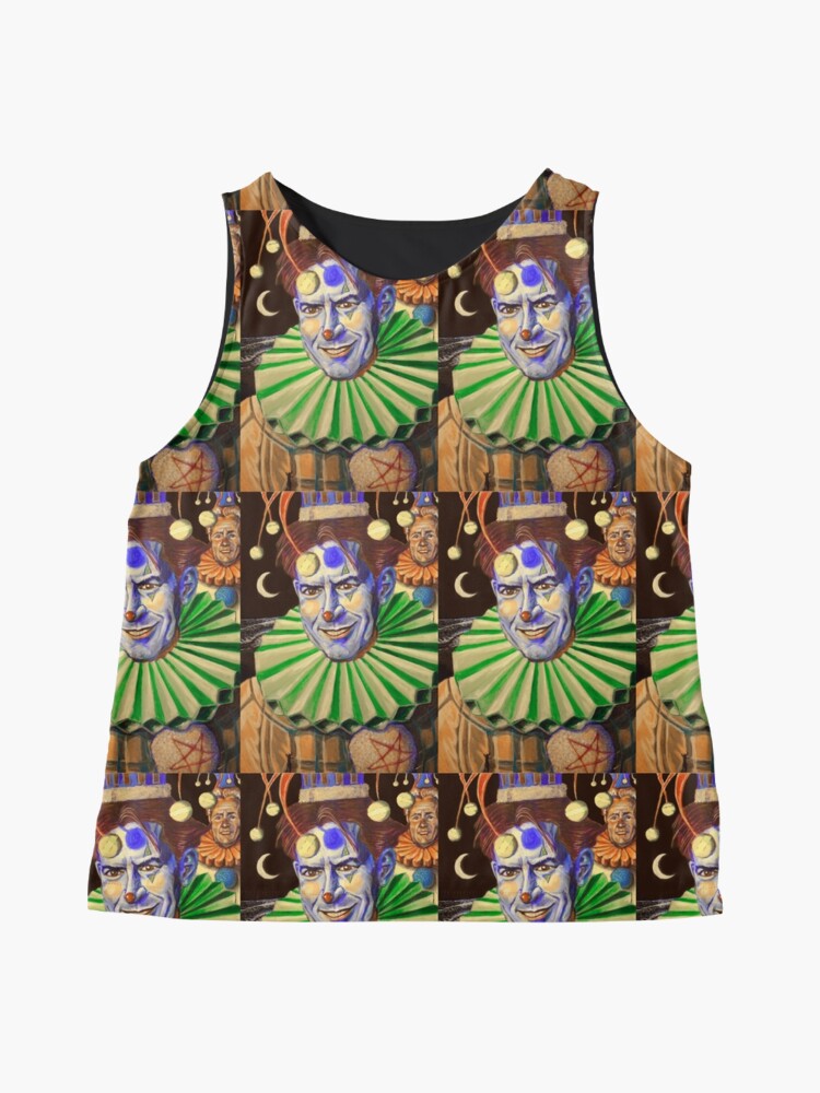 Thumbnail 4 of 6, Sleeveless Top, Clowns by the night shore designed and sold by RetinalKandy.