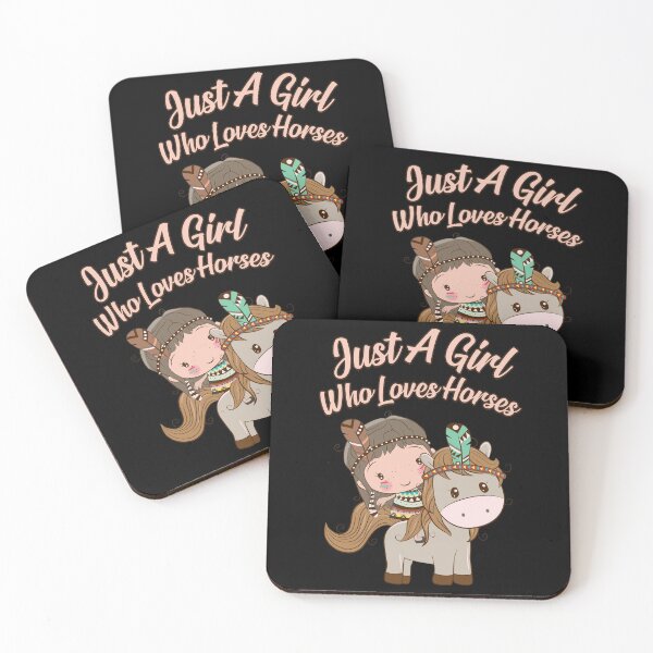 Item preview, Horse Lover Gift - Equestrian Gifts - Just A Girl Who Loves Horses - Boho designed and sold by kntranhoang.
