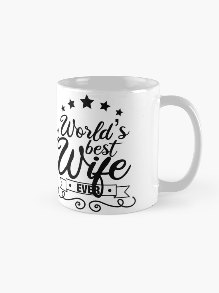 WIFE COFFEE MUG, Wifey for Lifey Mug, White Coffee Cups, Cute