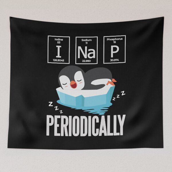 Item preview, Funny Penguin Lover Gift - Chemistry Lover Gift - I Nap Periodically - Science Nerd designed and sold by kntranhoang.