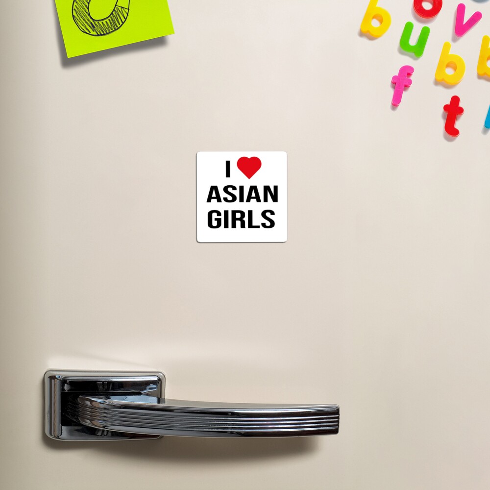 I Love Asian Girls Decal Sticker - Midwest Sticker Shop