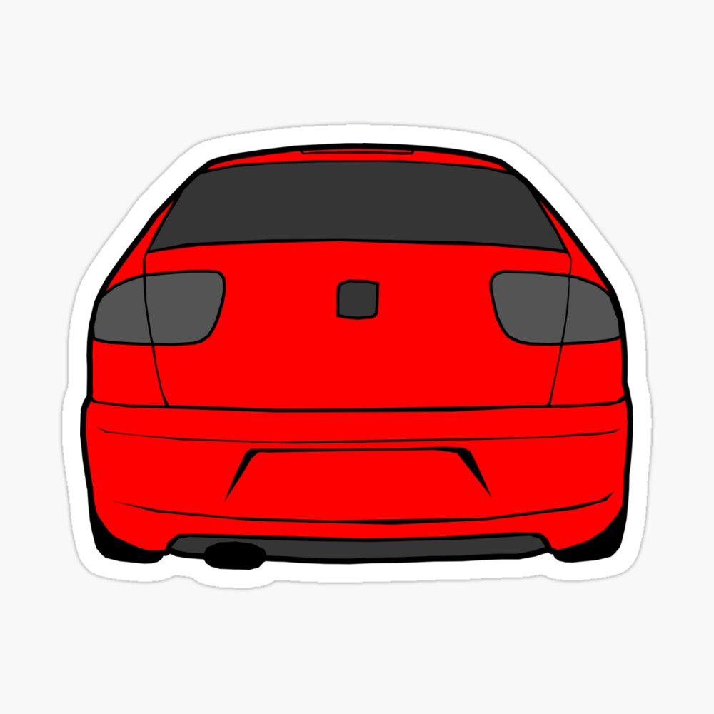 Seat Leon 1M R Back sticker" Print Sale by markdian | Redbubble