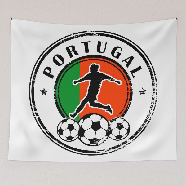 Item preview, Design with football, name and flag of Portugal designed and sold by studio838.