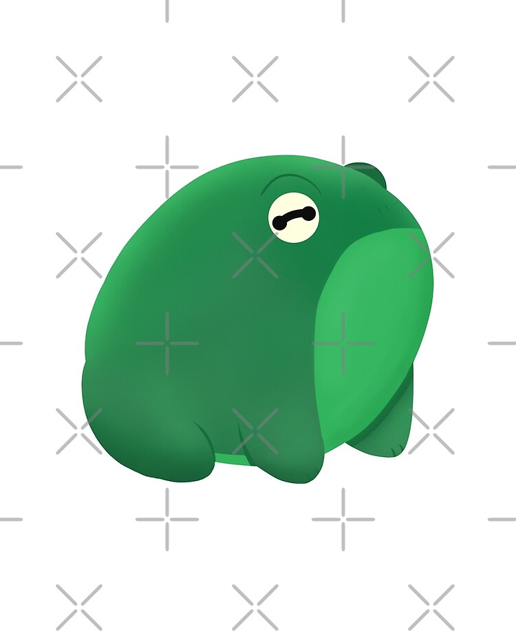 round frog plush