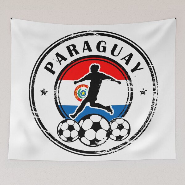 Item preview, Design with football, name and flag of Paraguay designed and sold by studio838.