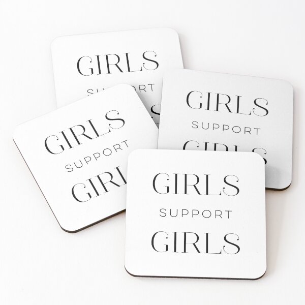 Item preview, Girls support girls designed and sold by wisemagpie.