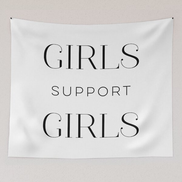 Item preview, Girls support girls designed and sold by wisemagpie.