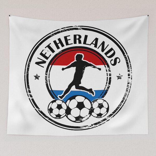 Item preview, Design with football, name and flag of Netherlands designed and sold by studio838.