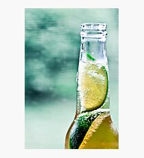 Corona with two limes Photographic Print