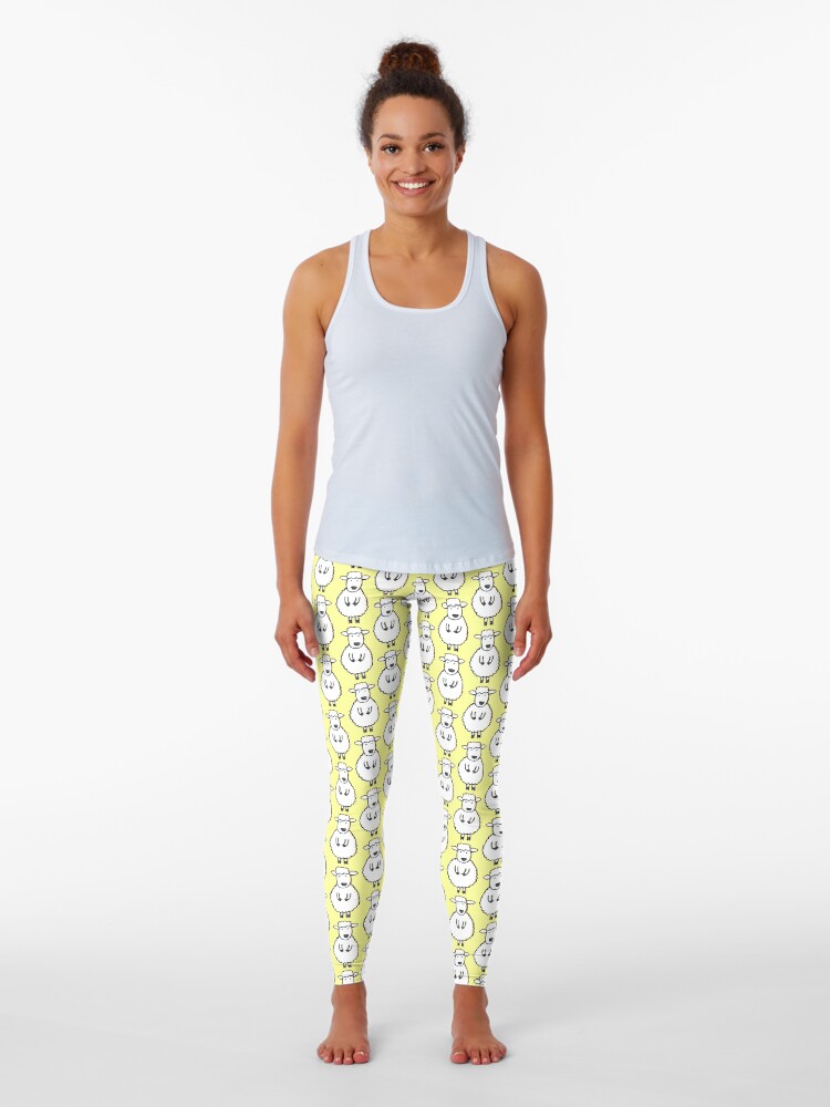 pale yellow leggings