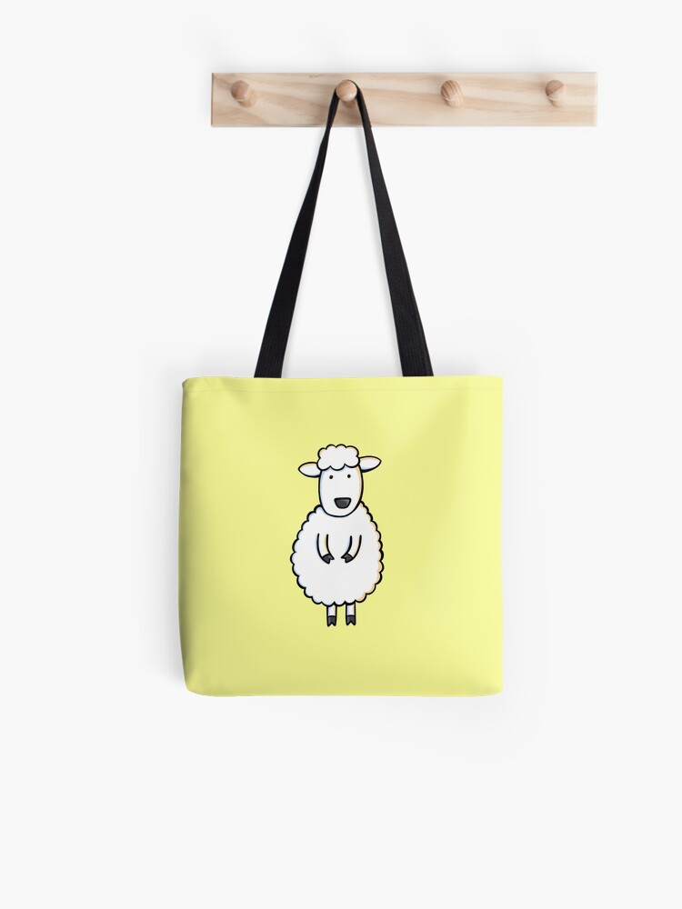 yellow fluffy bag