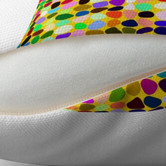 Alternate view of Products decorated with random colored shapes Throw Pillow