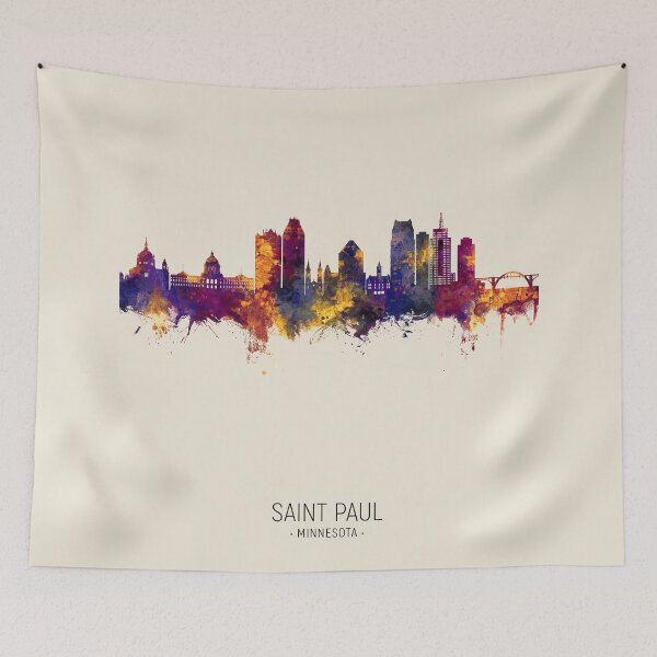 Item preview, Saint Paul Minnesota Skyline designed and sold by ArtPrints.