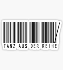 Tanz aus der Reihe Sticker