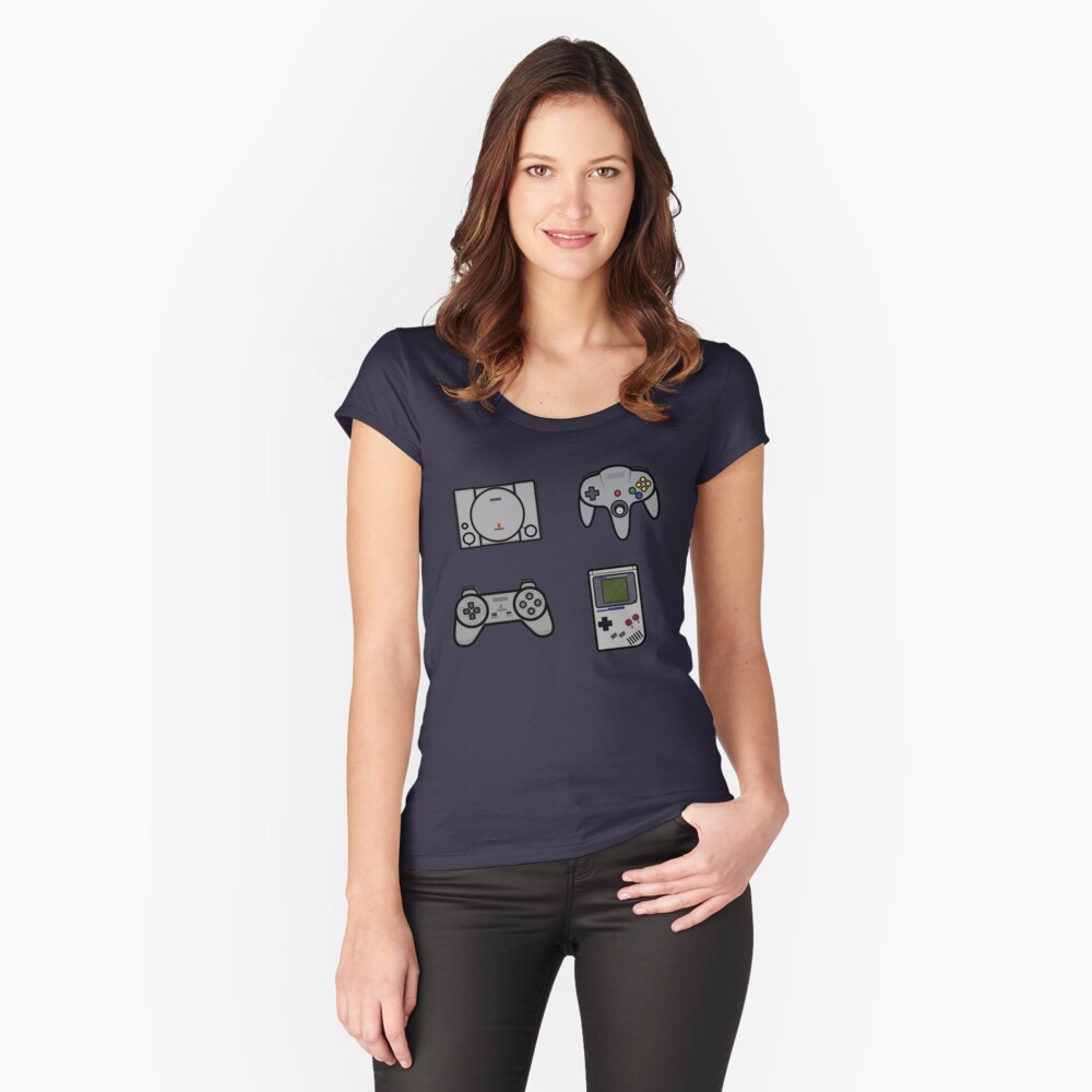 Artikel-Vorschau von Tailliertes Rundhals-Shirt, designt und verkauft von FanStickers-.