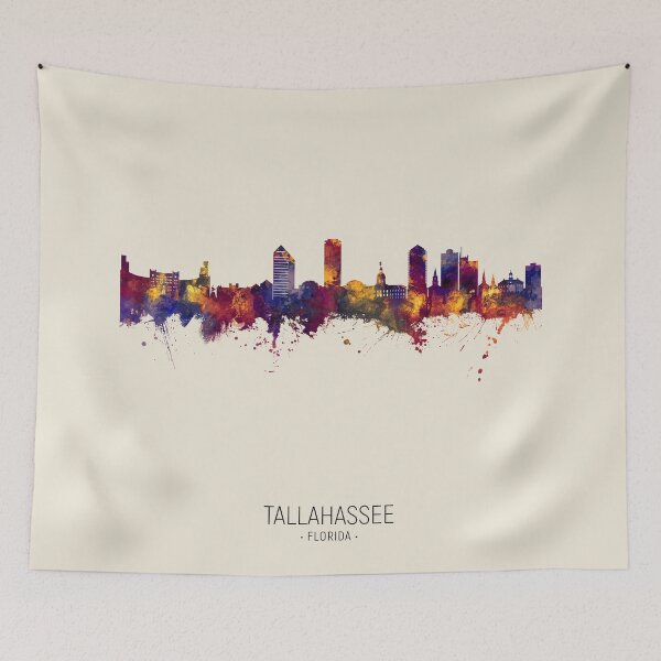 Item preview, Tallahassee Florida Skyline designed and sold by ArtPrints.