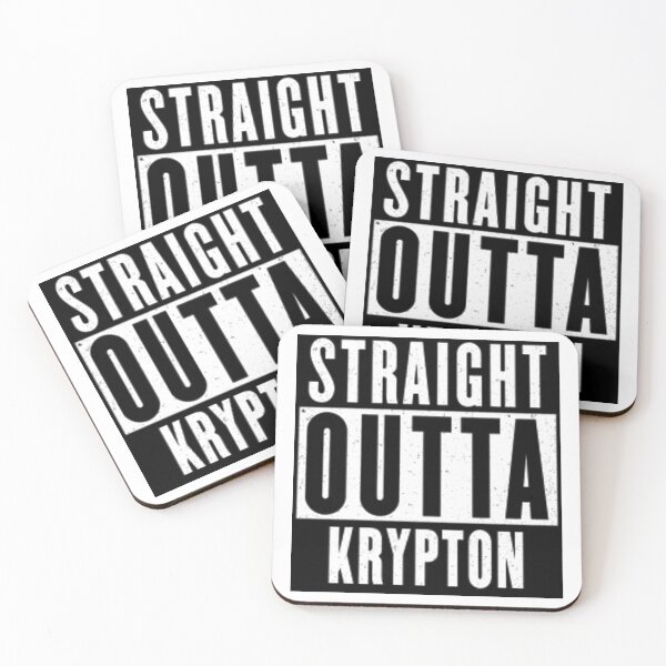Item preview, Straight Outta Krypton -grunge version designed and sold by dorsetfrog.