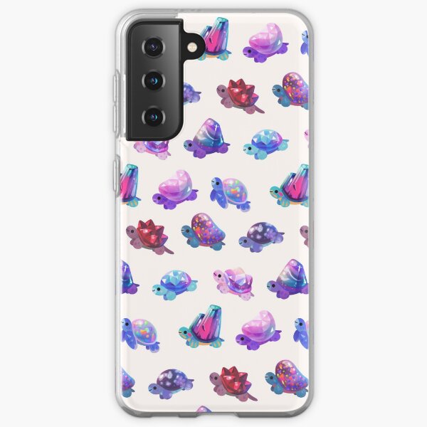 Jewel turtle - pastel Samsung Galaxy Soft Case