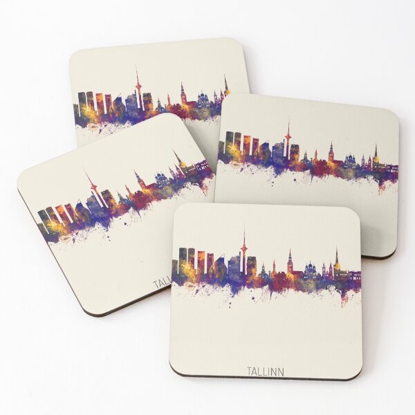 Item preview, Tallinn Estonia Skyline designed and sold by ArtPrints.