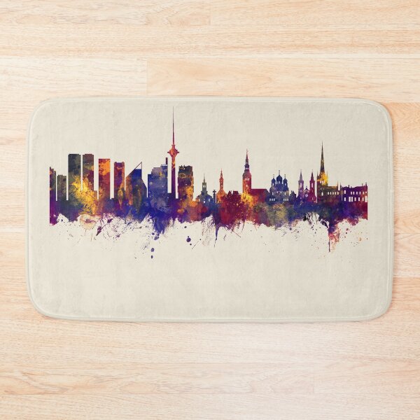 Item preview, Tallinn Estonia Skyline designed and sold by ArtPrints.