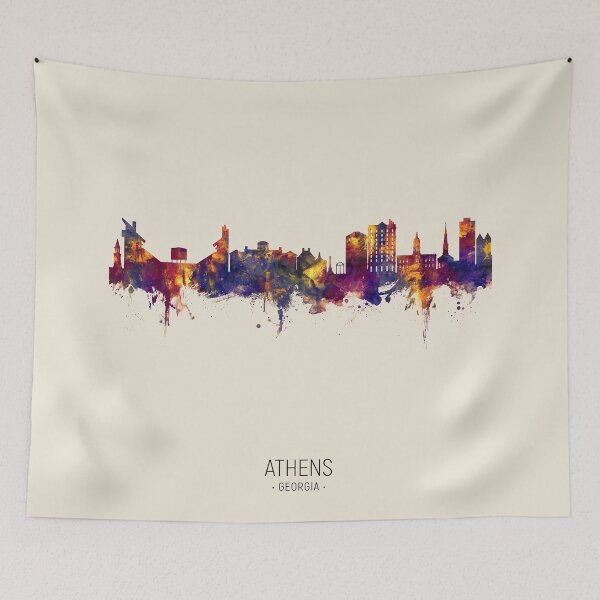 Item preview, Athens Georgia Skyline designed and sold by ArtPrints.