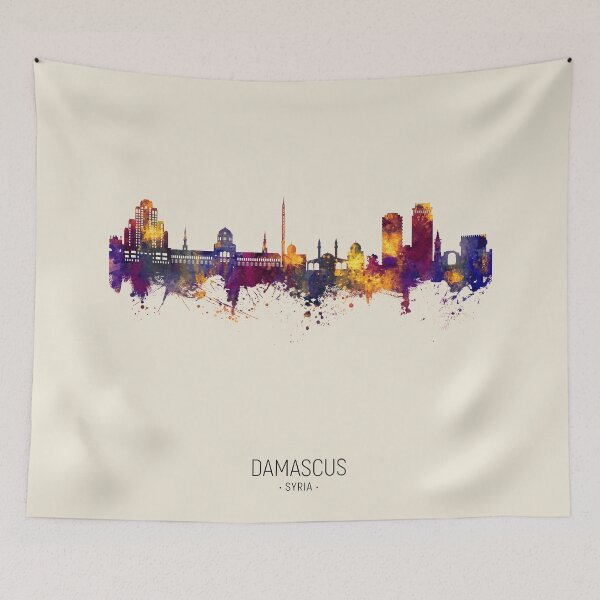 Item preview, Damascus Syria Skyline designed and sold by ArtPrints.