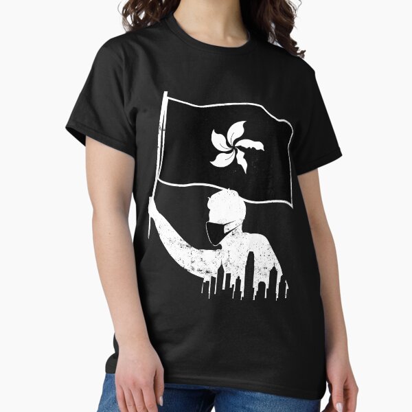 Item preview, Le drapeau noir de Hong Kong proteste contre les lois anti-extradition designed and sold by NUMAcreations.