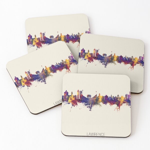 Item preview, Lawrence Kansas Skyline designed and sold by ArtPrints.