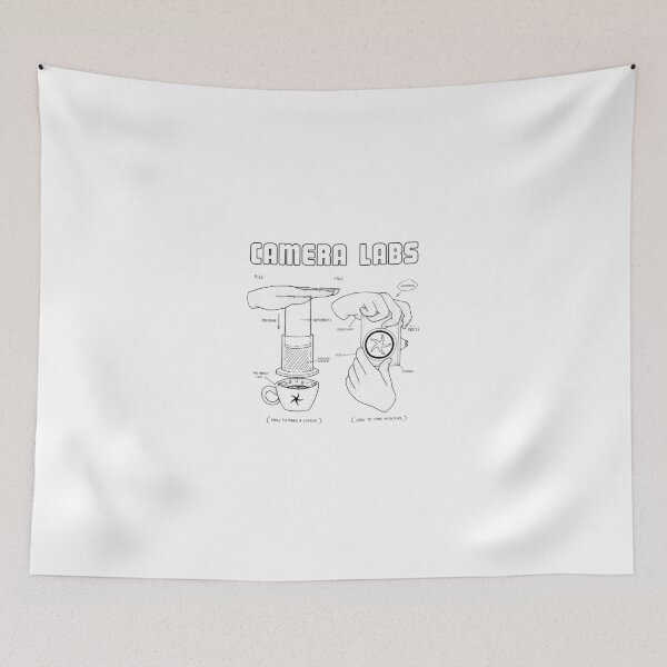 Item preview, Cameralabs Photography and Coffee (Black artwork) designed and sold by Gordon Laing.