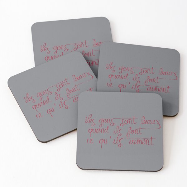 Item preview, Les gens sont beaux quand ils ont ce qu'ils aiment designed and sold by lettragere.