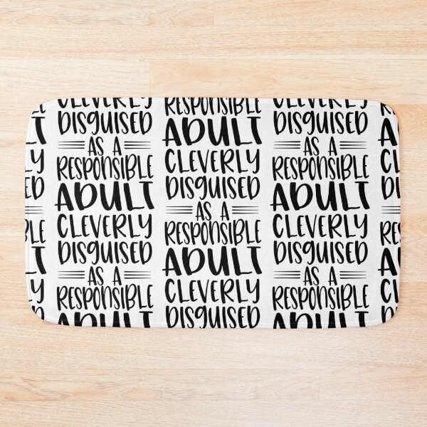 Item preview, Cleverly Disguised As A Responsible Adult - Christmas and Birthday Party Gift Ideas designed and sold by ASClothDesign.