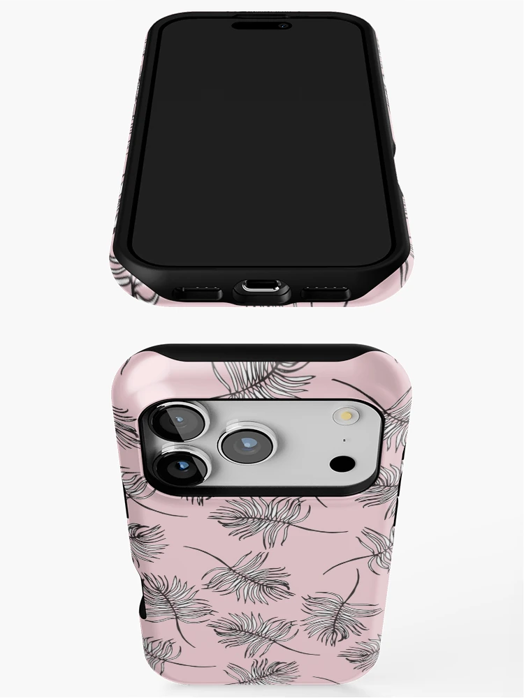 Thumbnail 3 of 4, iPhone Case, Feathers Pattern designed and sold by Radoi Florin.