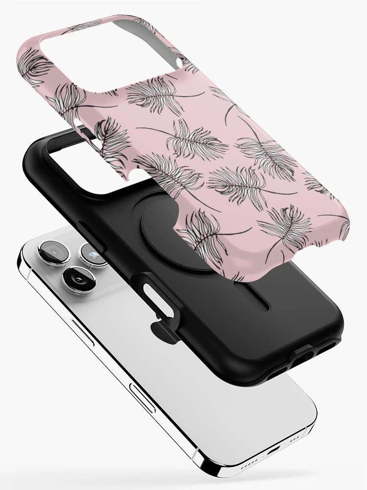 Thumbnail 2 of 4, iPhone Case, Feathers Pattern designed and sold by Radoi Florin.