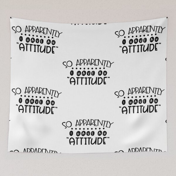 Item preview, So Apparently I have an Attitude - Christmas and Birthday Party Gift Ideas designed and sold by ASClothDesign.