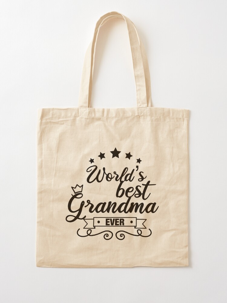 1 Pezzo Regali Nonna Tote Bag In Tela A Best Grandma Ever, Tote