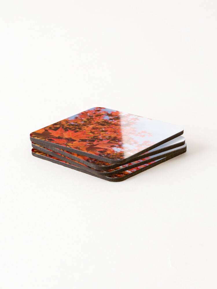 Thumbnail 4 of 5, Coasters (Set of 4), Mapleleaf Patterns - VR designed and sold by GeorgiaM.