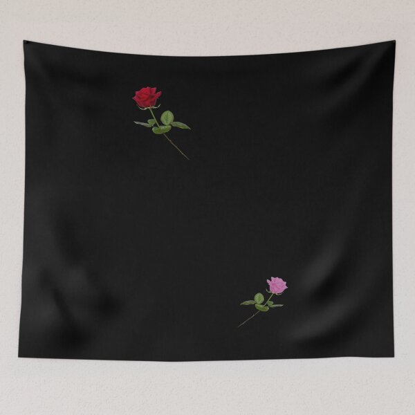 Item preview, Two Roses. Black background designed and sold by MindTravel.