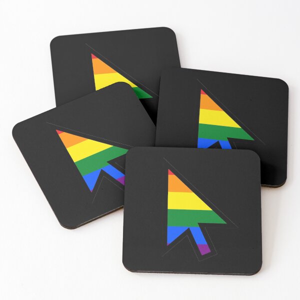 Item preview, LGBT Rainbow Flag Classic Mouse Arrow designed and sold by Spartawolf.