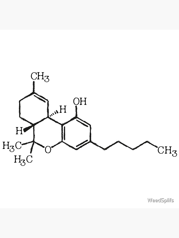 Weed thc molecule by WeedSplifs