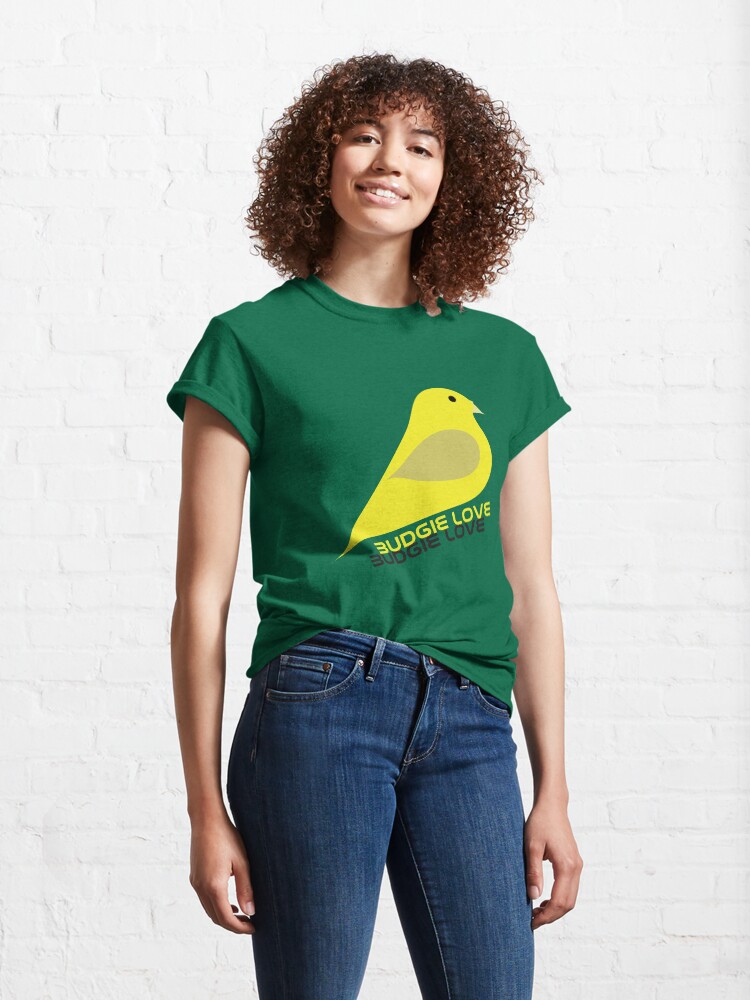 Alternate view of Budgie Love Classic T-Shirt