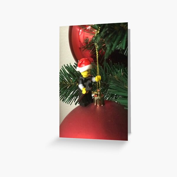 Christmas Lego Man #2 Greeting Card