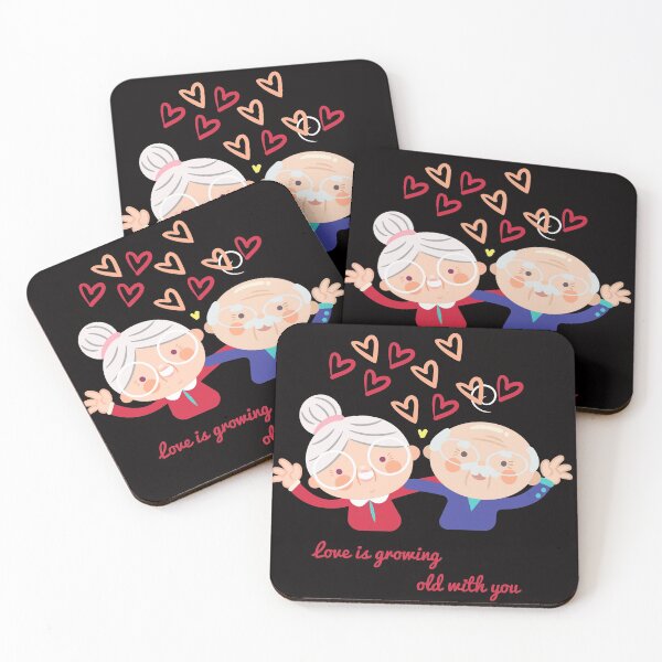 Item preview, Love is growing old with you valentine gift for grandparents designed and sold by xagta10.