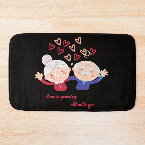 Item preview, Love is growing old with you valentine gift for grandparents designed and sold by xagta10.