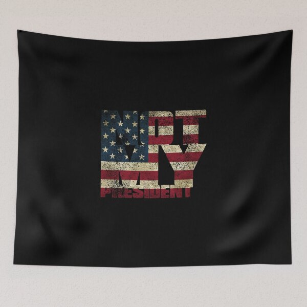 Item preview, Not My President with Star Spangled Banner USA Flag  designed and sold by pricktees.