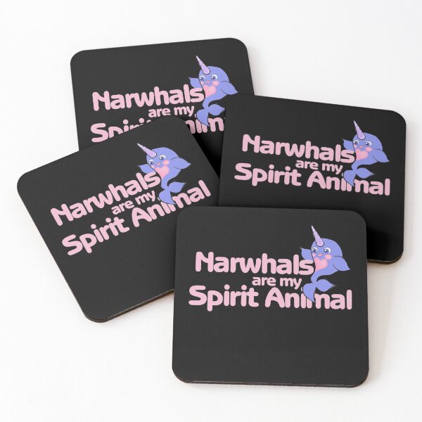 Item preview, Narwhals are my spirit animal designed and sold by FrictionMaxxing.