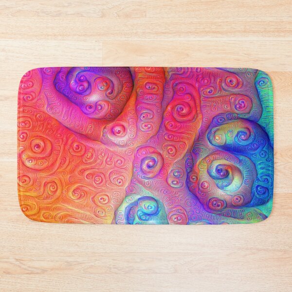 Item preview, DeepDream Tomato Steelblue 5x5K v7 designed and sold by blackhalt.